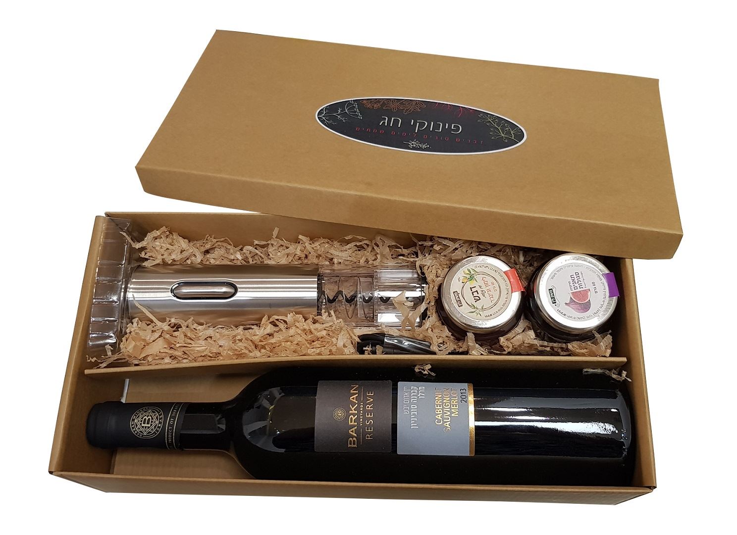 מארז מתנה - פותחן בקבוקים חשמלי