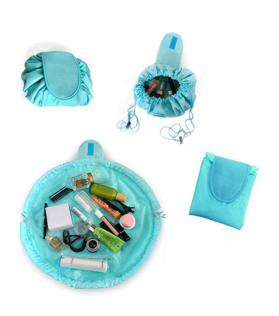 תיק איפור/רחצה נסגר בשרוך