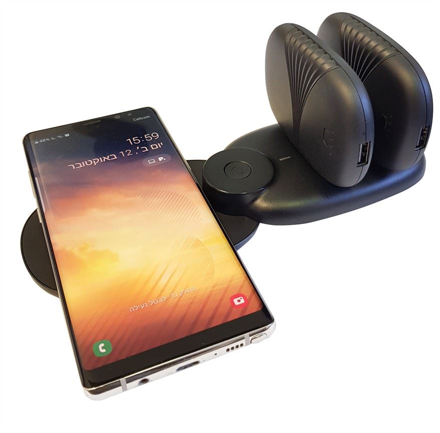 סוללות חירום בשילוב משטח טעינה TC-221BK