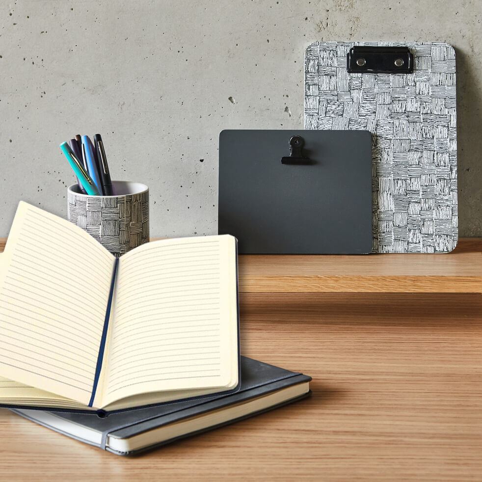 TH-413BK מחברת PU בעל כיס למסמכים