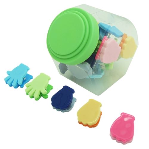 TH-96 מארז קליפסים צבעוניים מפלסטיק