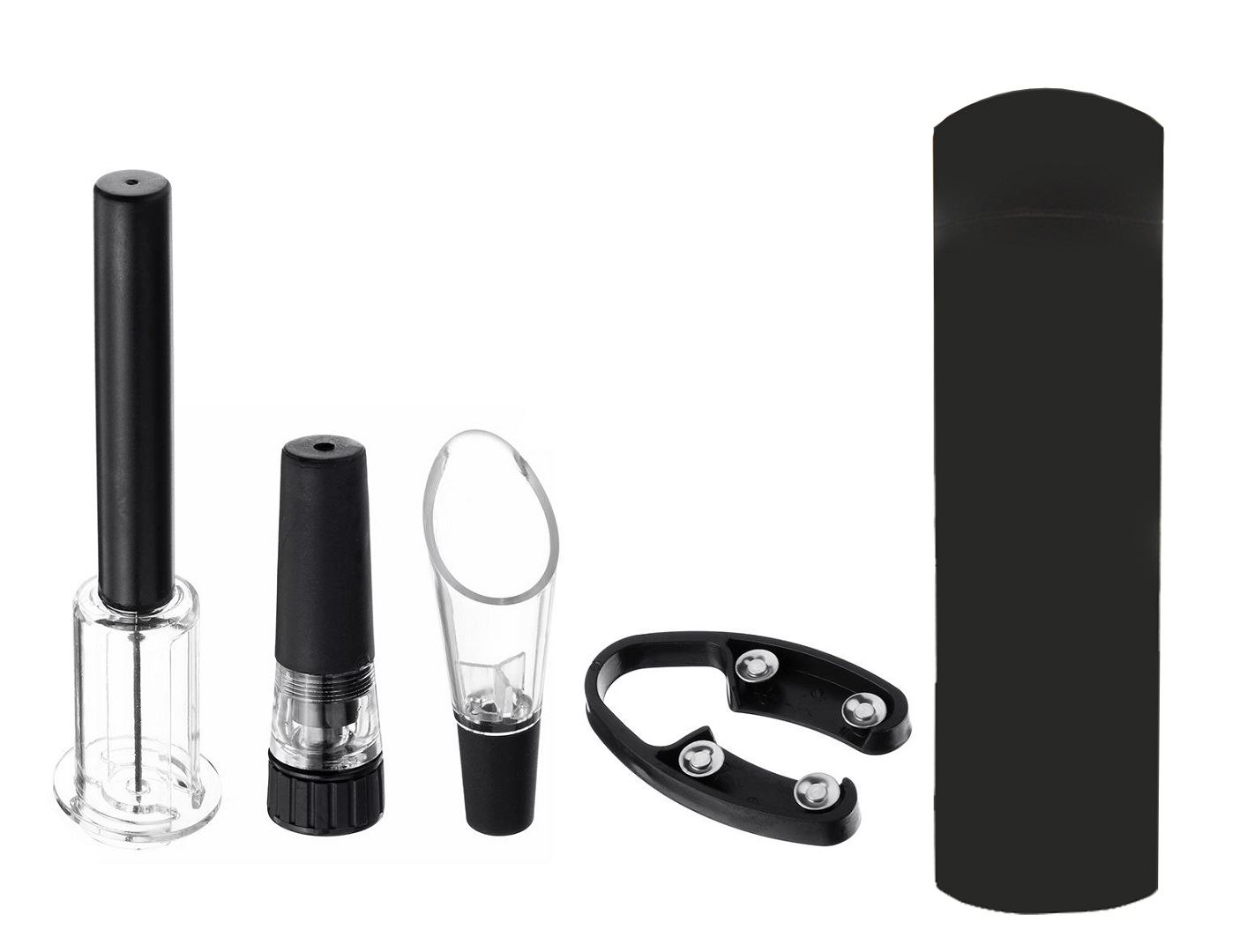 מארז פותחן ואביזרים לבקבוקי יין