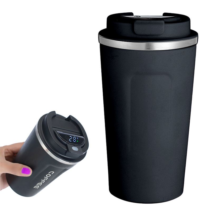 כוס תרמית עם מד טמפ'