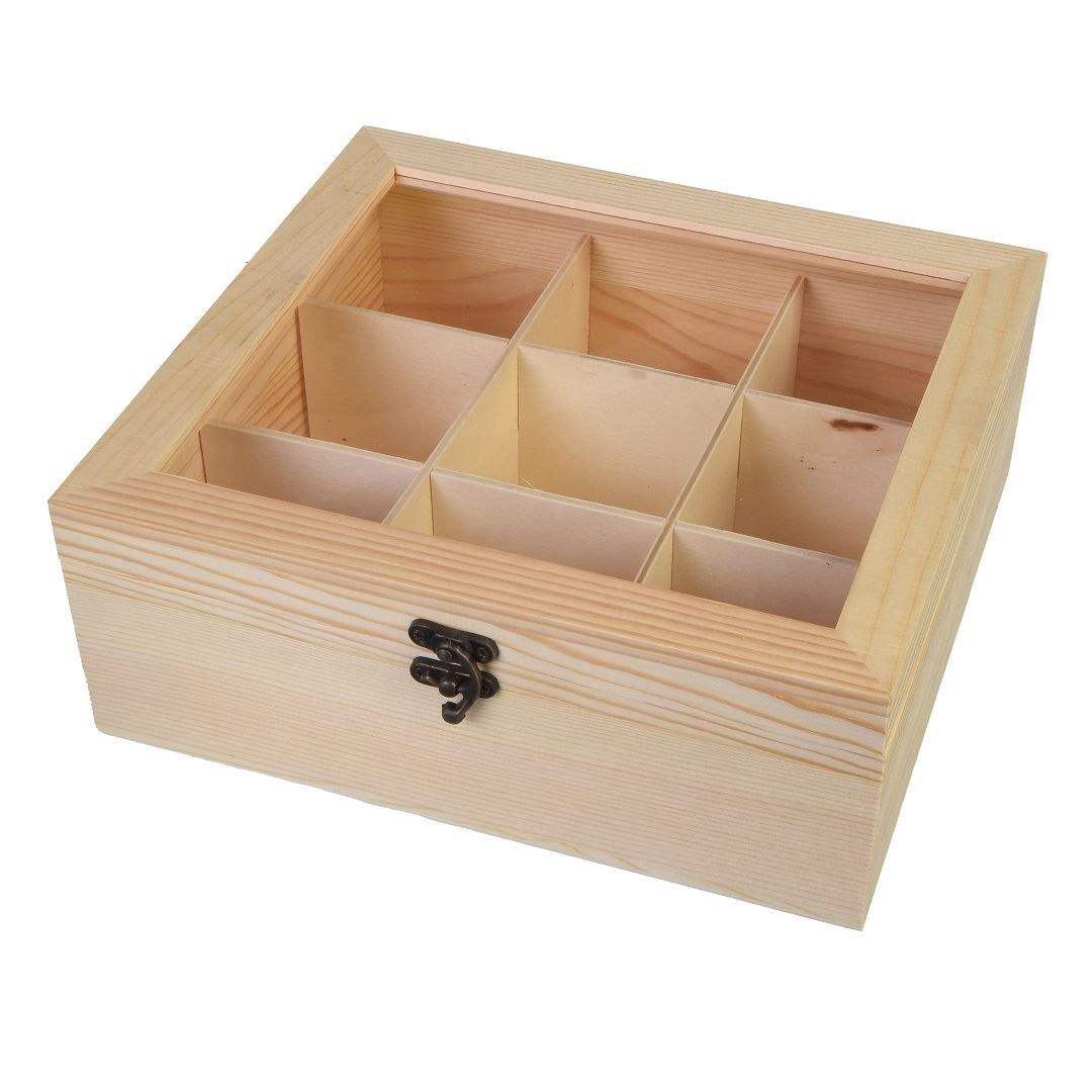 מארז תיונים מעץ טבעי  TK-857