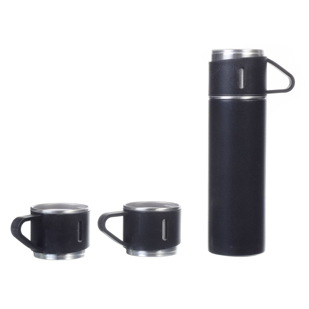 TN-575BK סט תרמוס + 2 כוסות