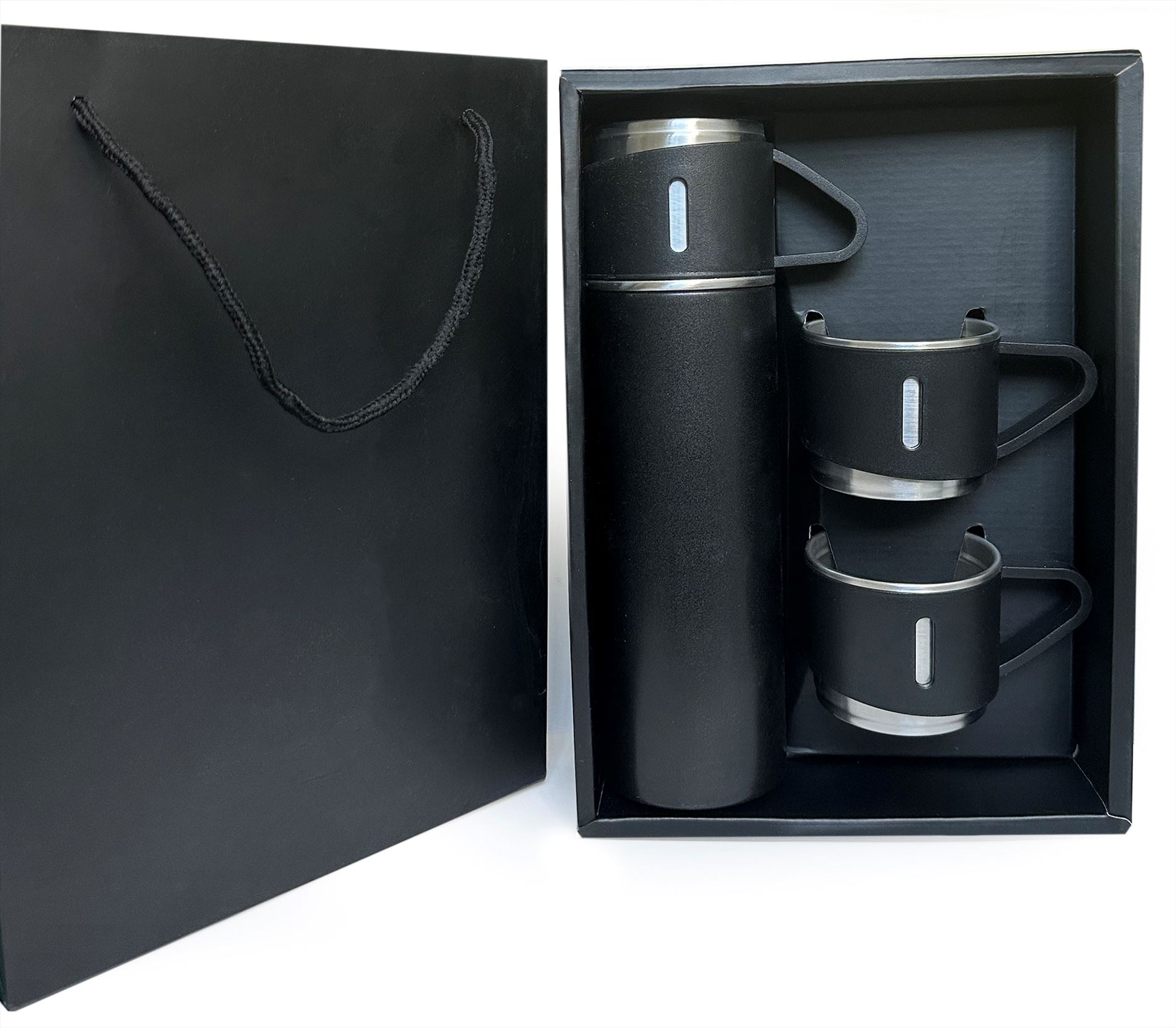 סט תרמוס + 2 כוסות