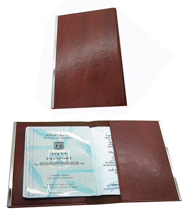 TW-18 נרתיק לדרכון מעור