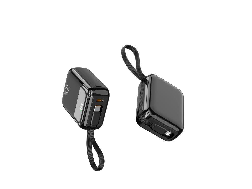 TC-27 מטען נייד 10,000mAh עם כבלים מובנים
