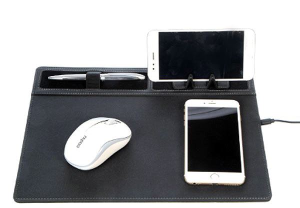 TC-290BK משטח לעכבר בשילוב משטח טעינה