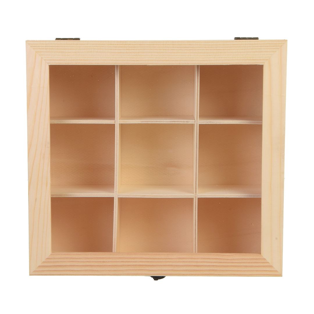 מארז תיונים מעץ טבעי  TK-857