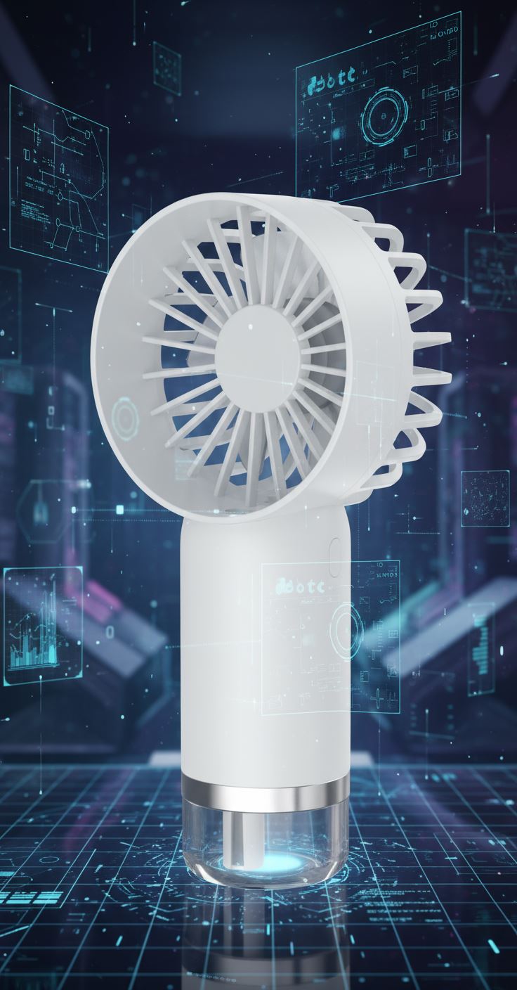 TA-872W מיני מאוורר נייד עם תרסיס ערפל