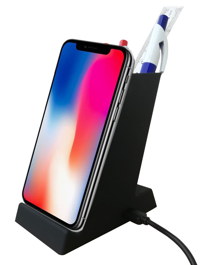 TC-187BK מעמד לעטים בשילוב מטען אלחוטי