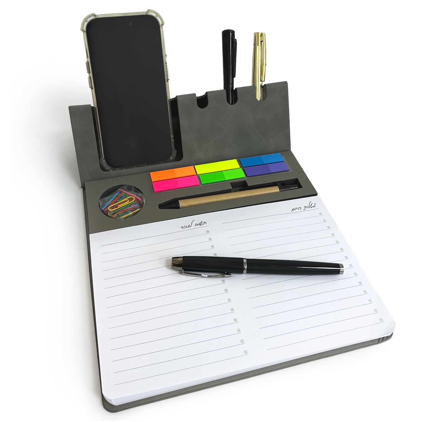 TH-535 ממו שולחני עם מעמד לנייד‎