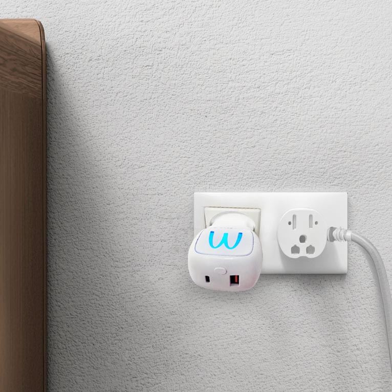 TC-530 תקע חשמל עם כניסה TYPE C ו-USB